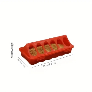 Chicken/Quail Feeder, Anti-spray Trough